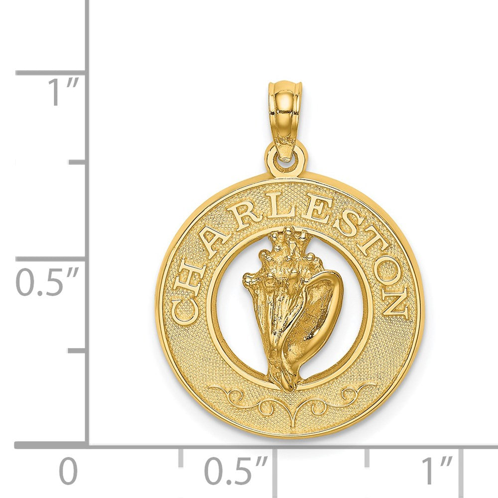 14K Gelbgold CHARLESTON Muschel-Charm