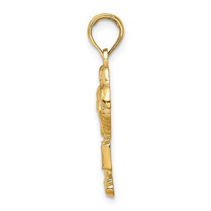 14 Karat Gelbgold SAINT AUGUSTINE Palmenbaum-Charm