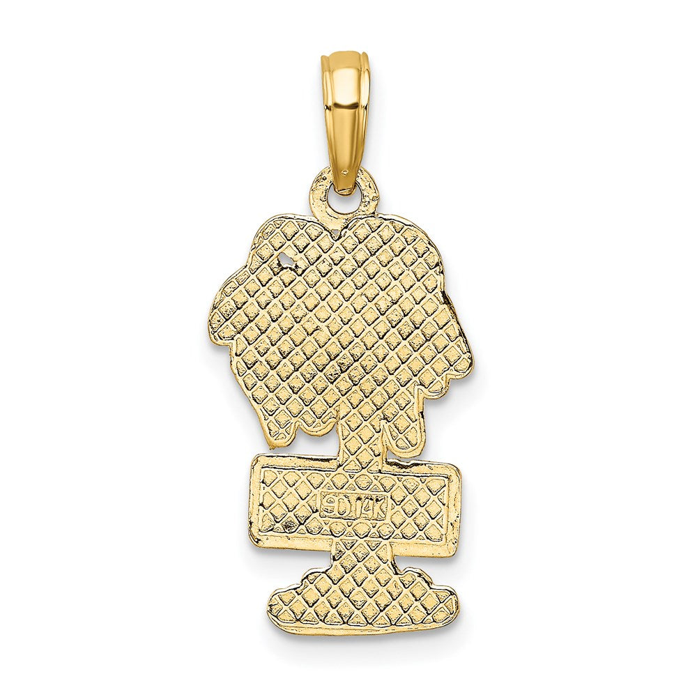 14 Karat Gelbgold SAINT AUGUSTINE Palmenbaum-Charm