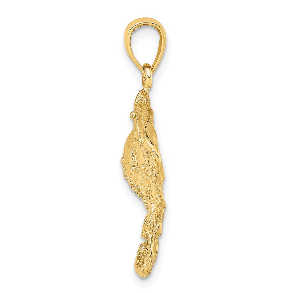 14K Gelbgold Stingray-Charm