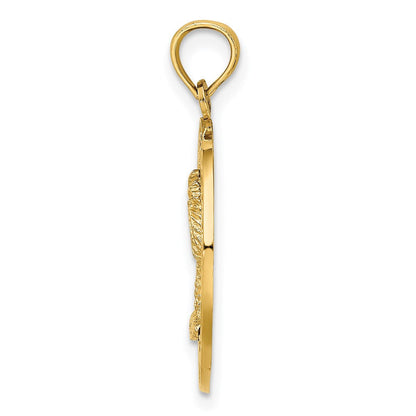 14K Gelbgold PAWLEYS ISLAND Palmenbaum-Charm