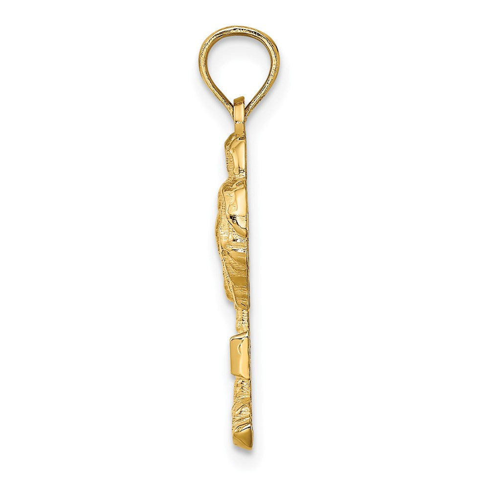 14K Gelbgold NAPLES Palmenbaum-Charm