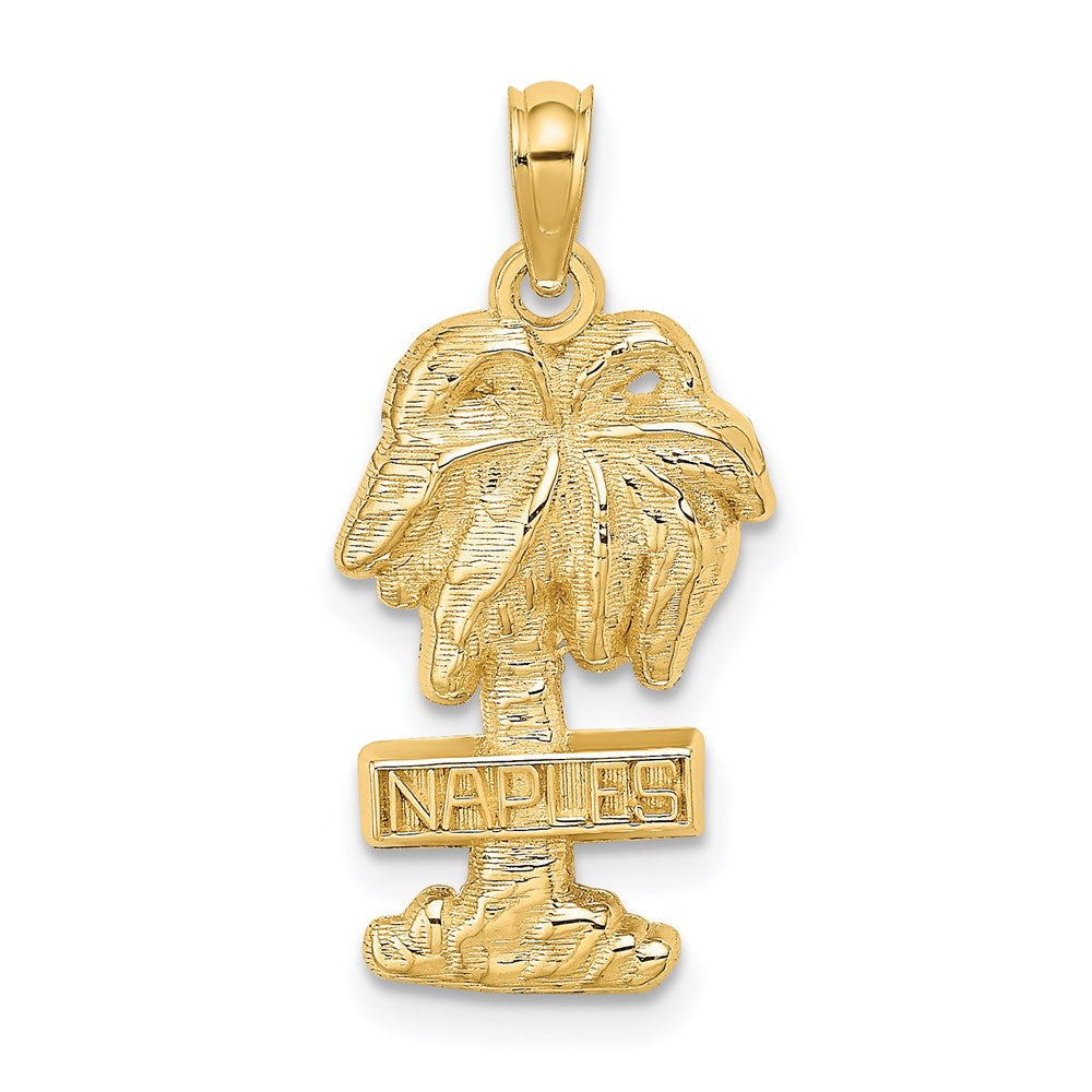 14K Gelbgold NAPLES Palmenbaum-Charm