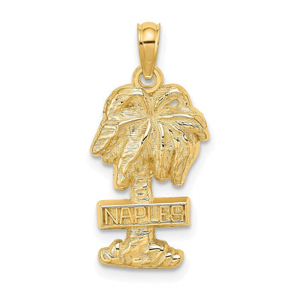 14K Gelbgold NAPLES Palmenbaum-Charm