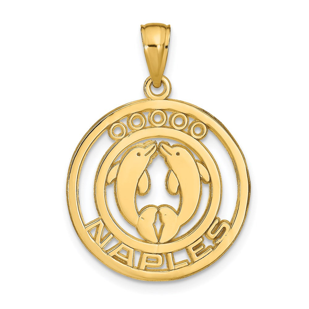 14K Gelbgold NAPLES Dolphins Anhänger