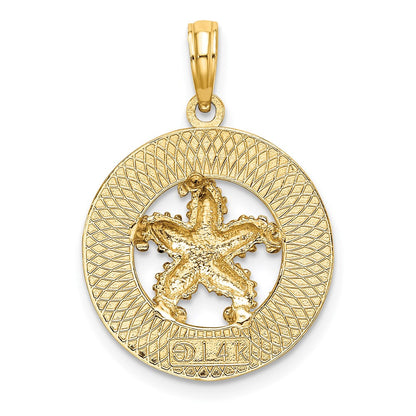 14K Gelbgold Cape-Cod-Seestern-Charm