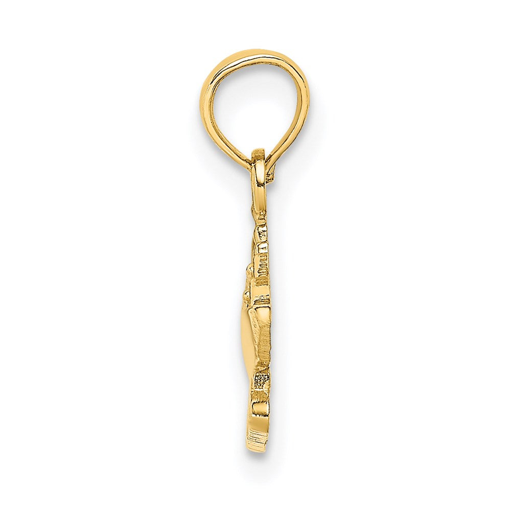 14K Gelbgold Bahamas Cruise Ship Charm