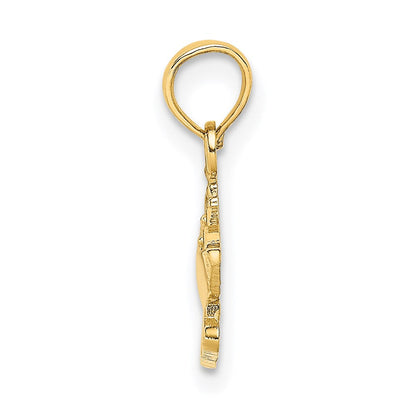 14K Gelbgold Bahamas Cruise Ship Charm