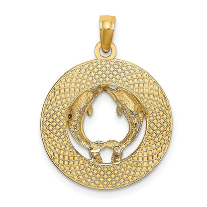 14K Gelbgold BAHAMAS Delfin-Charm