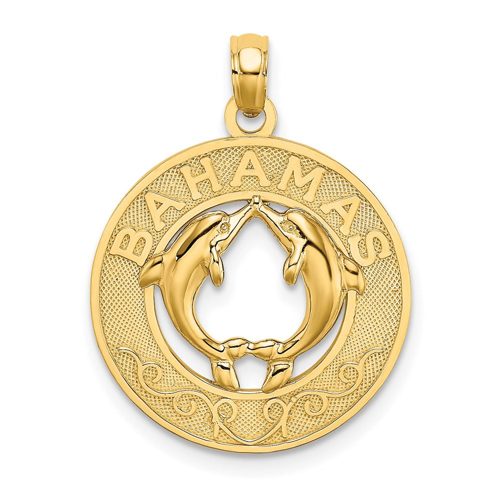 14K Gelbgold BAHAMAS Delfin-Charm
