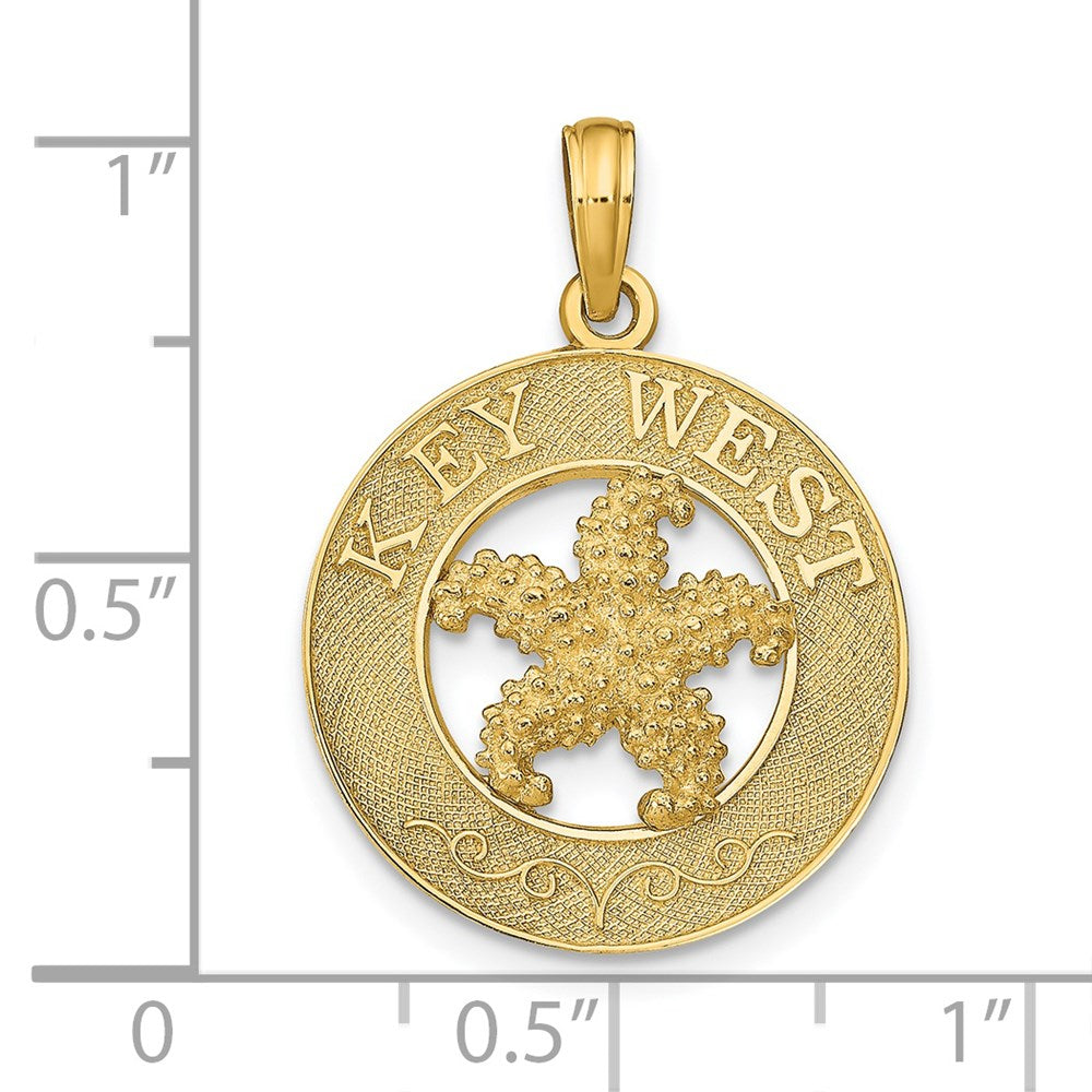 14K Gelbgold KEY WEST Seestern-Anhänger