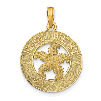 14K Gelbgold KEY WEST Seestern-Anhänger