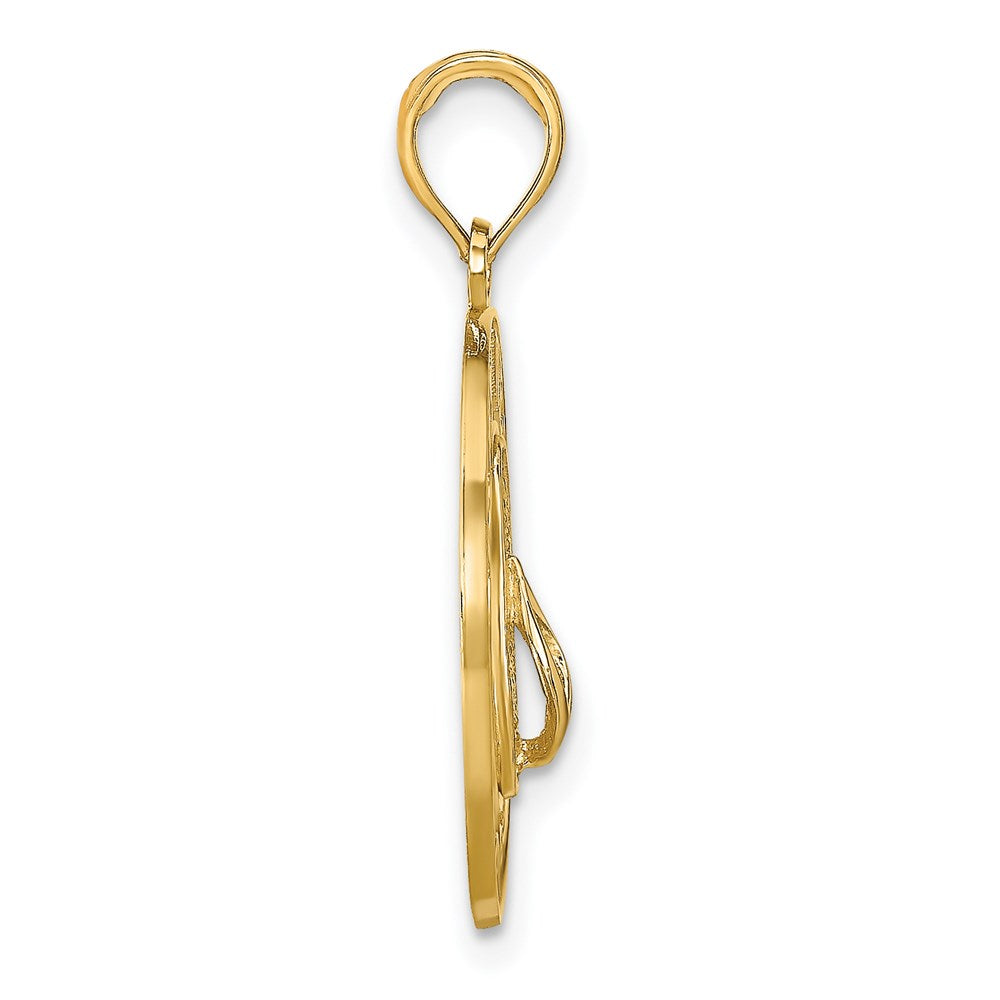 14K Gelbgold KEY WEST Flip-Flop-Anhänger