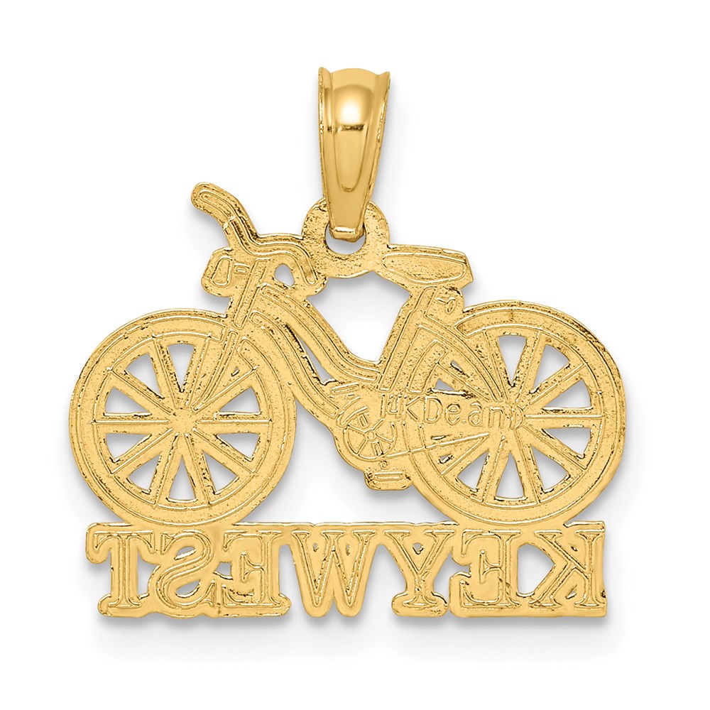 14K Gelbgold Key West Bicycle Charm