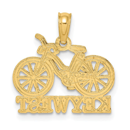 14K Gelbgold Key West Bicycle Charm