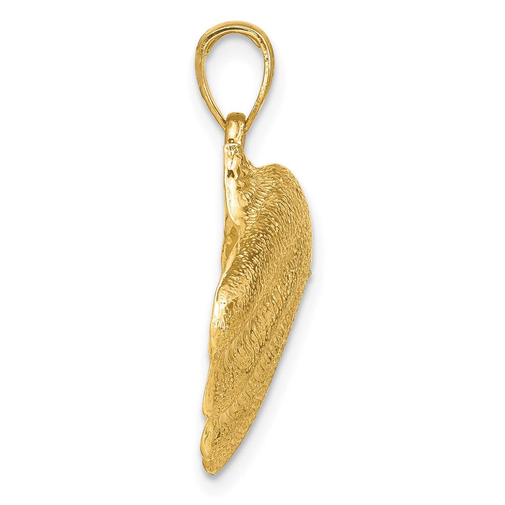 14K Gelbgold Muschel-Charm