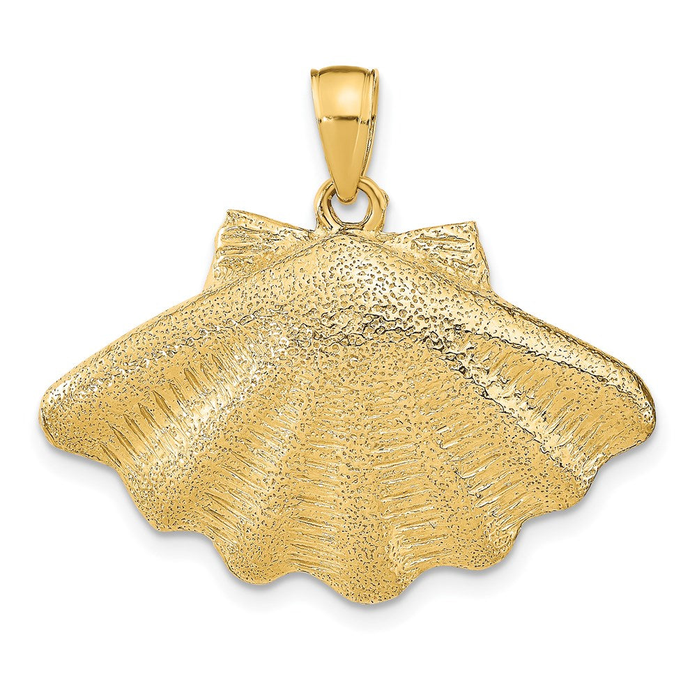 14K Gelbgold Muschel-Charm