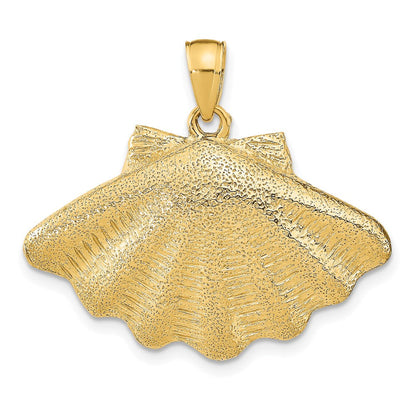 14K Gelbgold Muschel-Charm