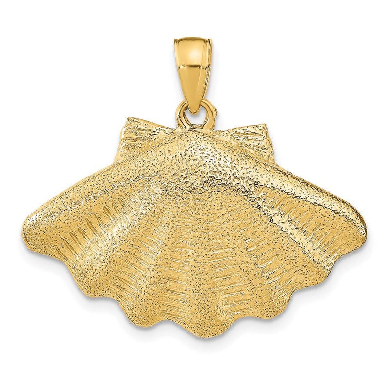 14K Gelbgold Muschel-Charm