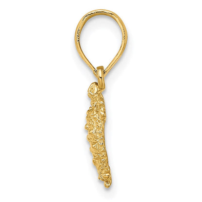14K Gelbgold Land Schildkröte Charm