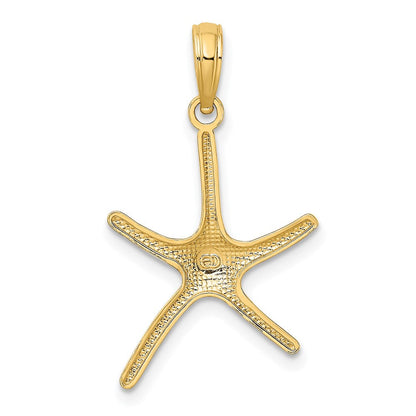 14K Gelbgold Dancing Seestern Charm