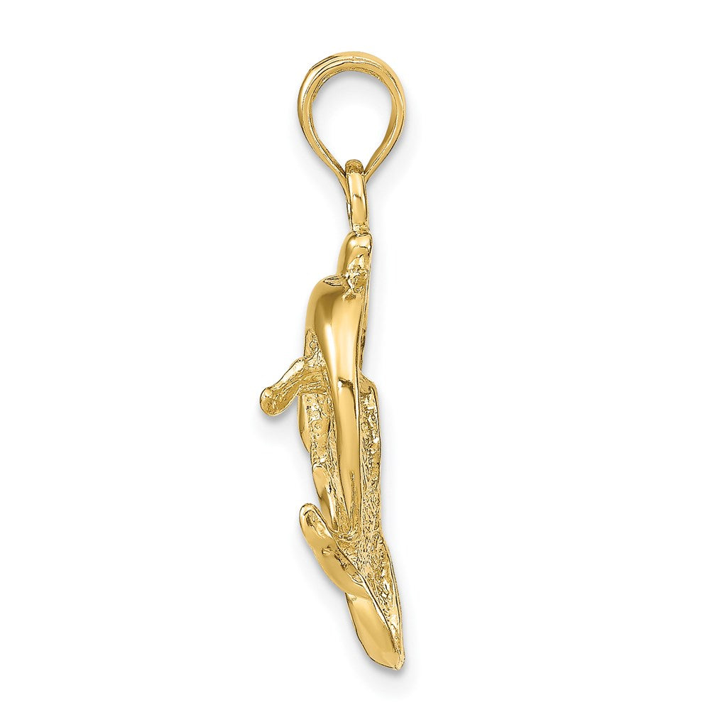 14K Gelbgold Delfin-Anhänger