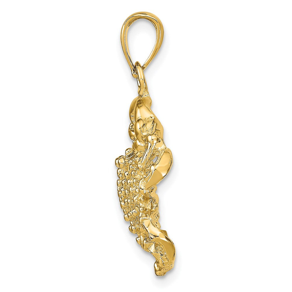 14K Gelbgold Krabben-Anhänger