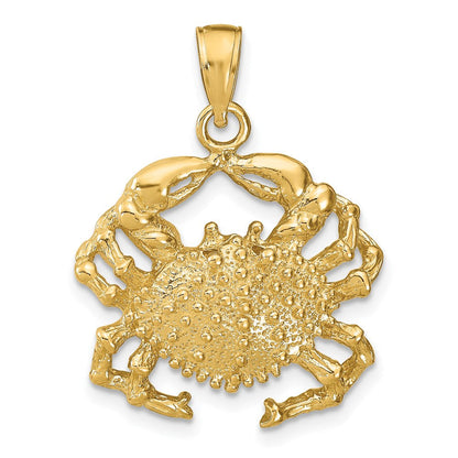 14K Gelbgold Krabben-Anhänger