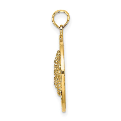 14K Gelbgold FT. MYERS BEACH FLORIDA Charm mit Seestern