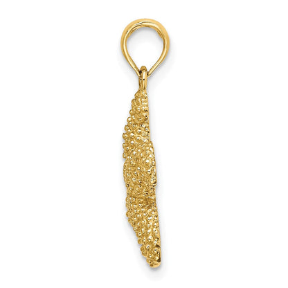 14K Gelbgold Seestern-Charm