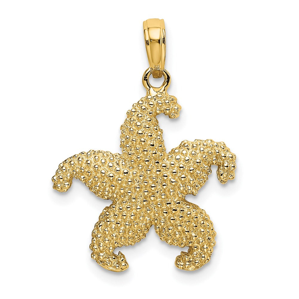14K Gelbgold Seestern-Charm