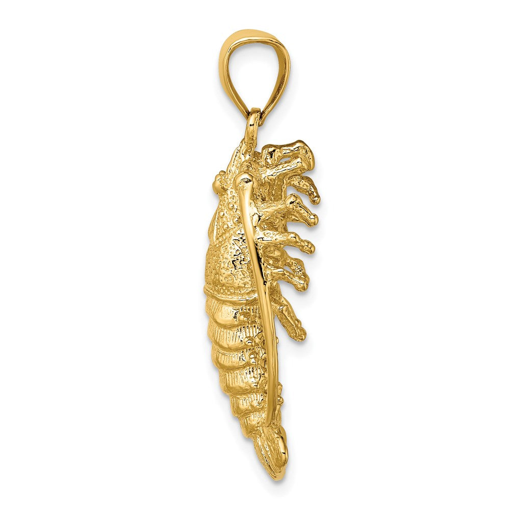 14K Gelbgold Florida-Hummer-Charm