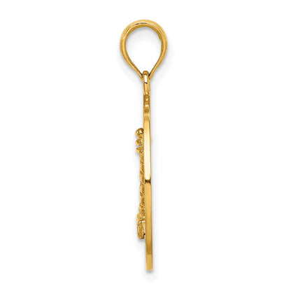14K Gelbgold PENTWATER MI Leuchtturm-Charm