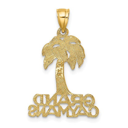 14K Gelbgold Grand Caymans Palme Baum Charm