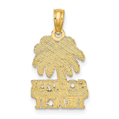 14K Gelbgold SOUTH BEACH Palmenbaum-Charm