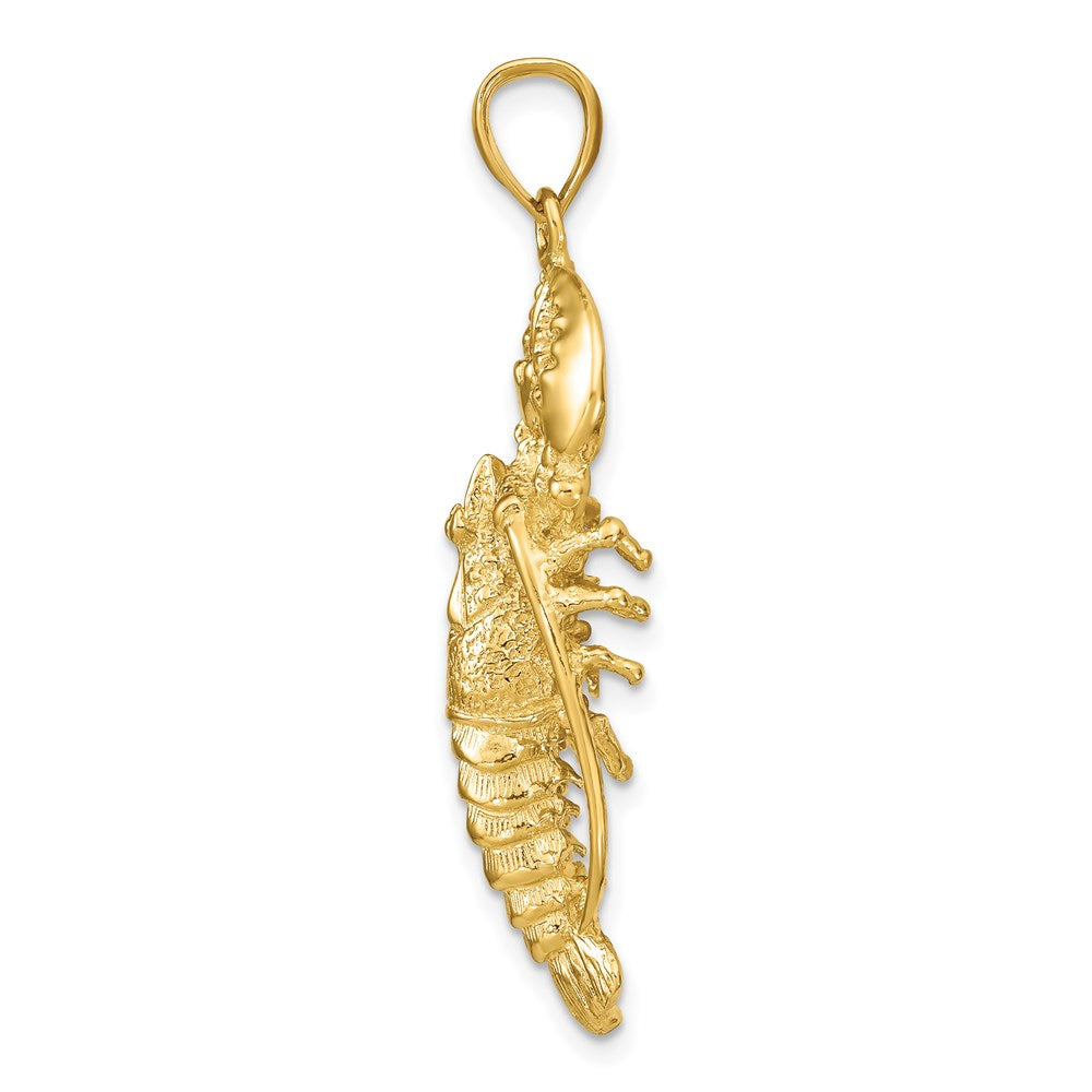 14K Gelbgold 3D-Hummer-Anhänger