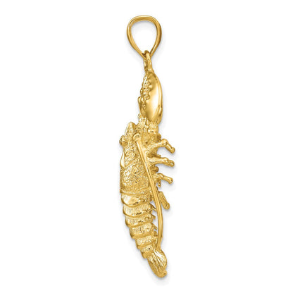14K Gelbgold 3D-Hummer-Anhänger