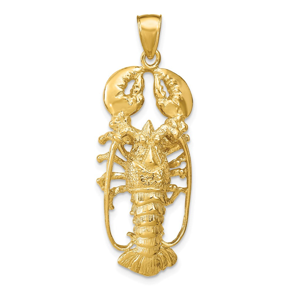 14K Gelbgold 3D-Hummer-Anhänger