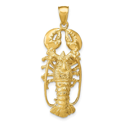 14K Gelbgold 3D-Hummer-Anhänger