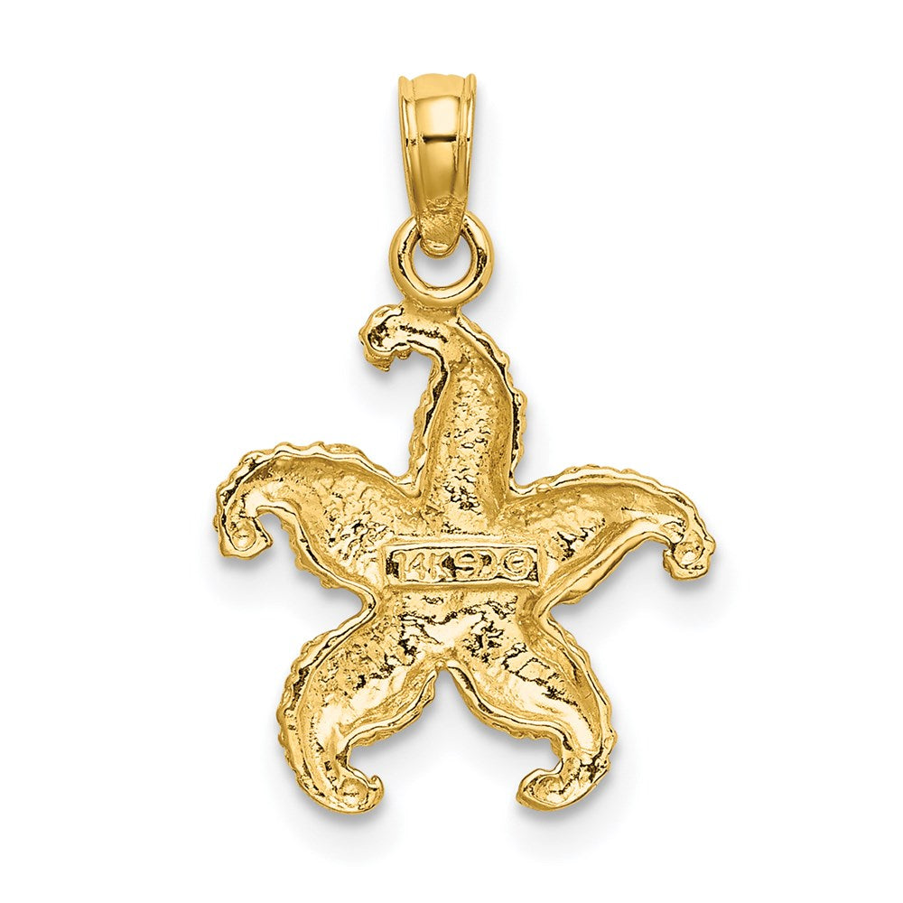 14K Gelbgold Seestern Charm