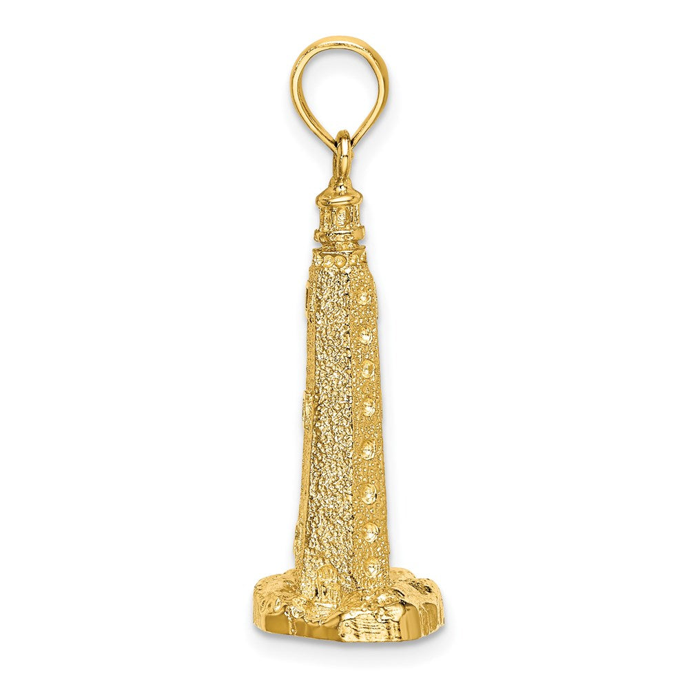 14K Gelbgold 3-D Cape Henlopen Leuchtturm-Charm