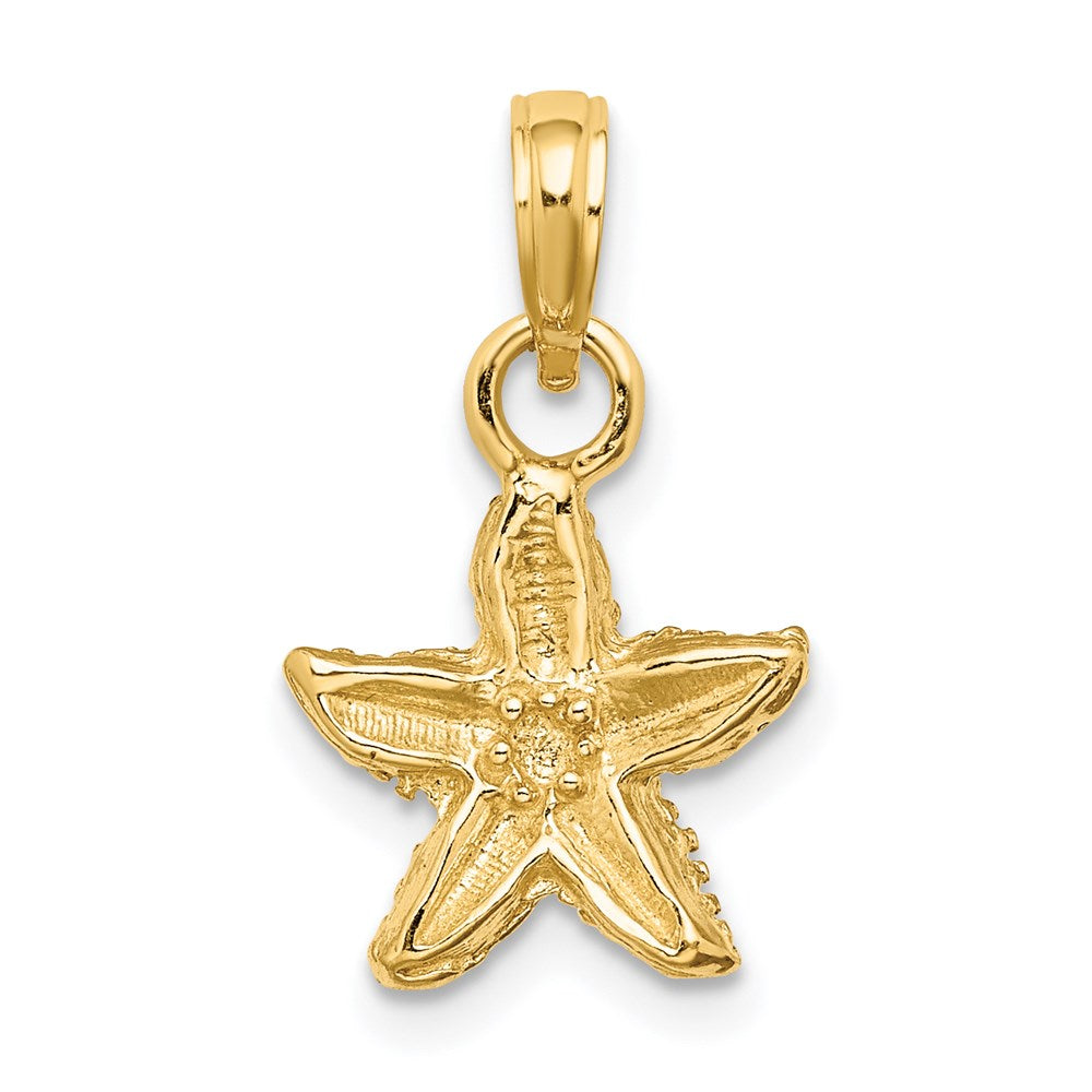 14K Gelbgold Seestern-Charm