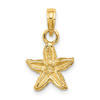 14K Gelbgold Seestern-Charm