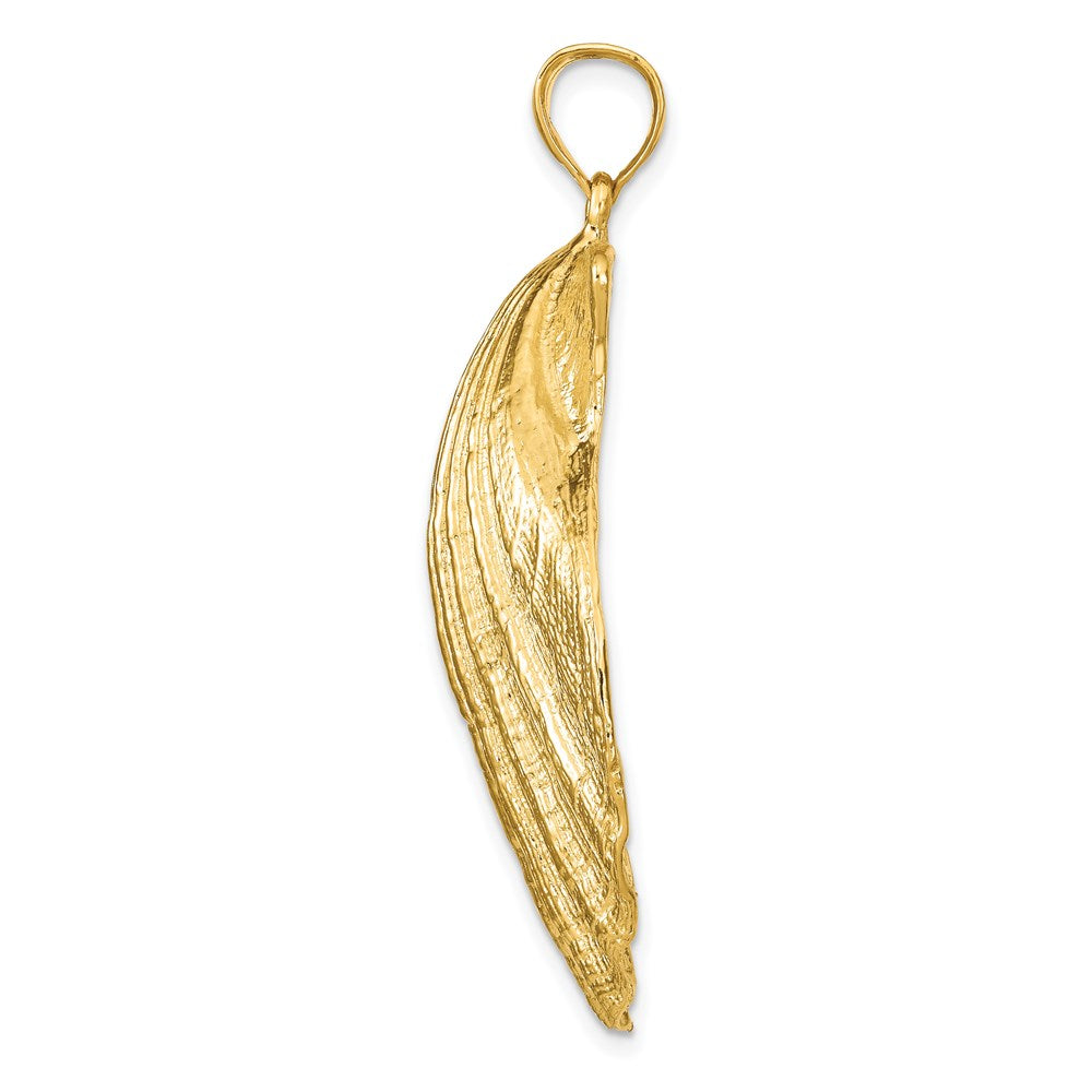 14K Gelbgold Muschelschalen-Anhänger
