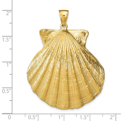 14K Gelbgold Muschelschalen-Anhänger