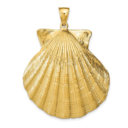 14K Gelbgold Muschelschalen-Anhänger