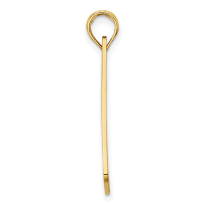 14K Gelbgold Kennzeichen-Charm "NEW JERSEY-LBI" (Long Beach Island)