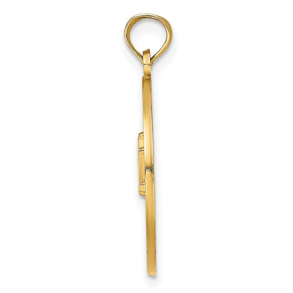 14K Gelbgold CHARLESTON-Brücke-Charm