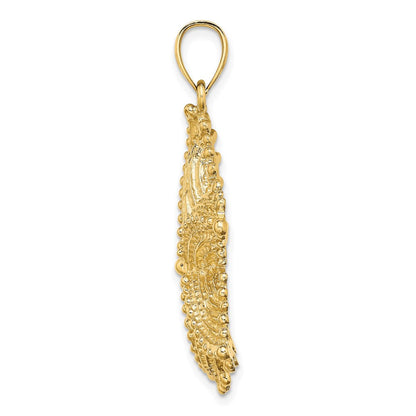 14K Gelbgold Seestern-Charm