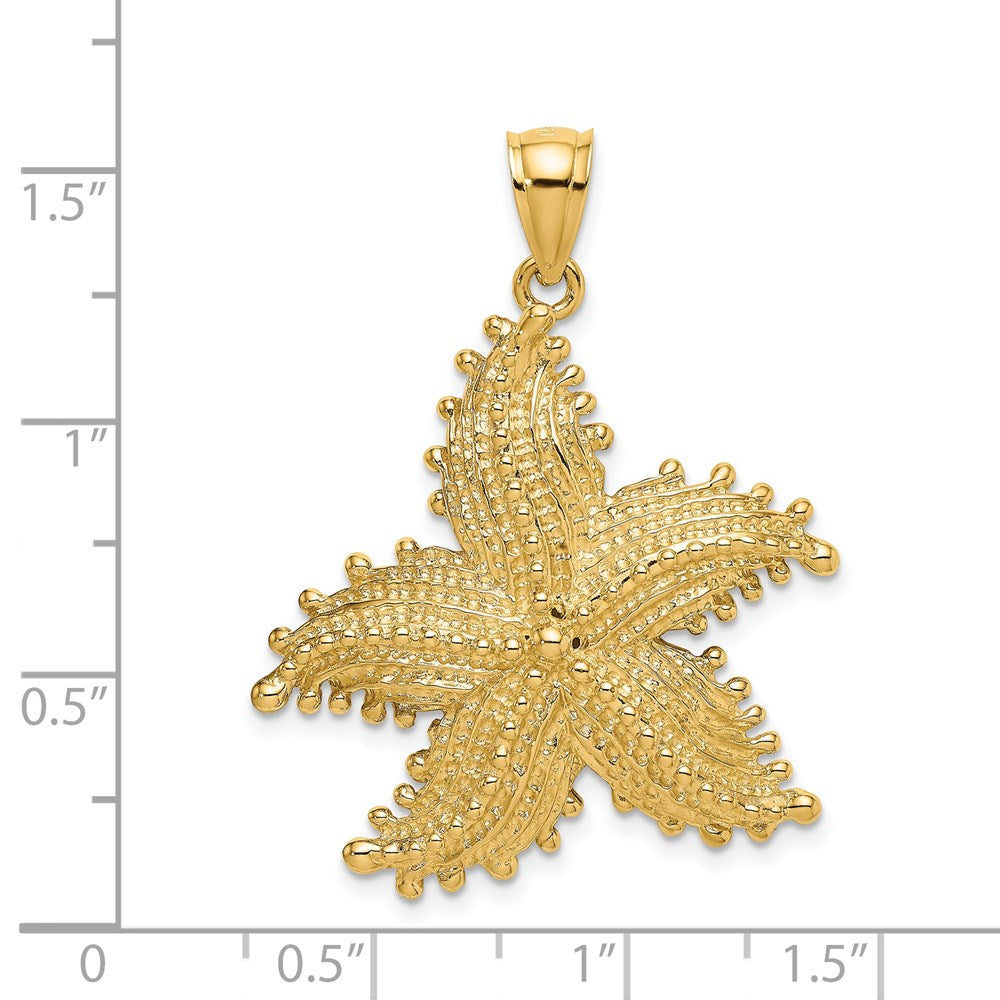 14K Gelbgold Seestern-Charm